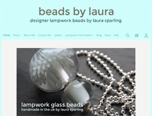 Tablet Screenshot of beadsbylaura.co.uk